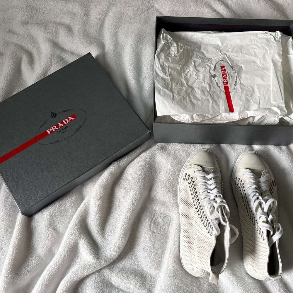 Prada White Sneakers (3T5848)